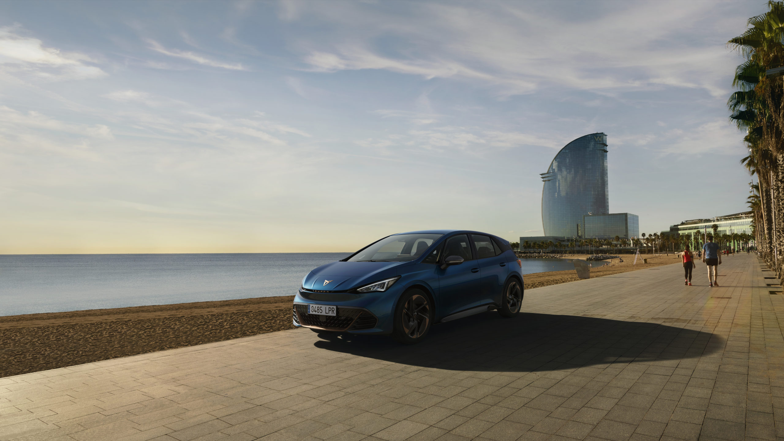 CUPRA Born Aurora Blue